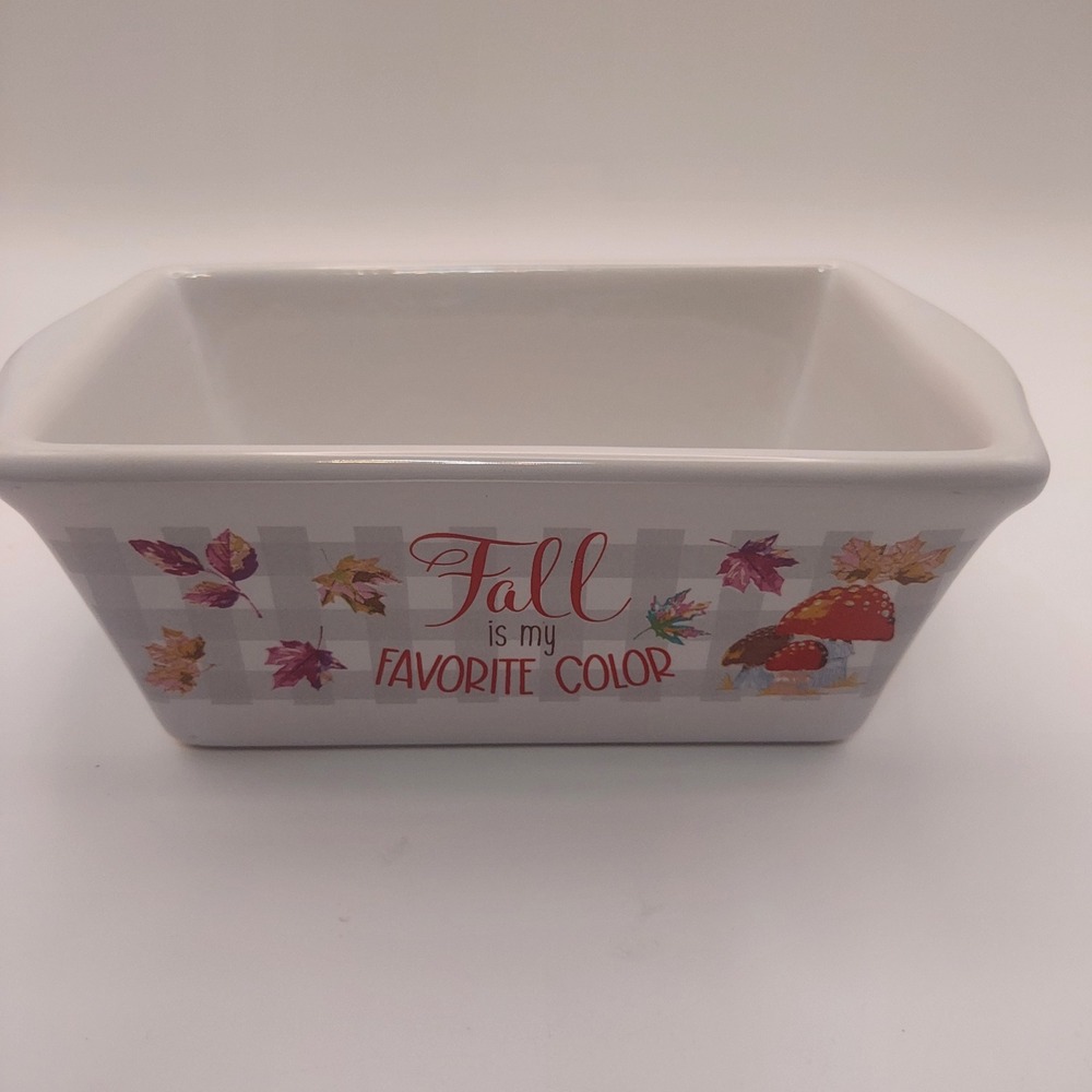 Royal Norfolk Fall is My‎ Favorite Color Baking Dish Square Ceramic